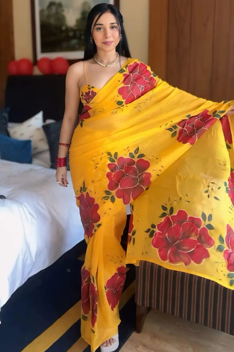 Printed Saree